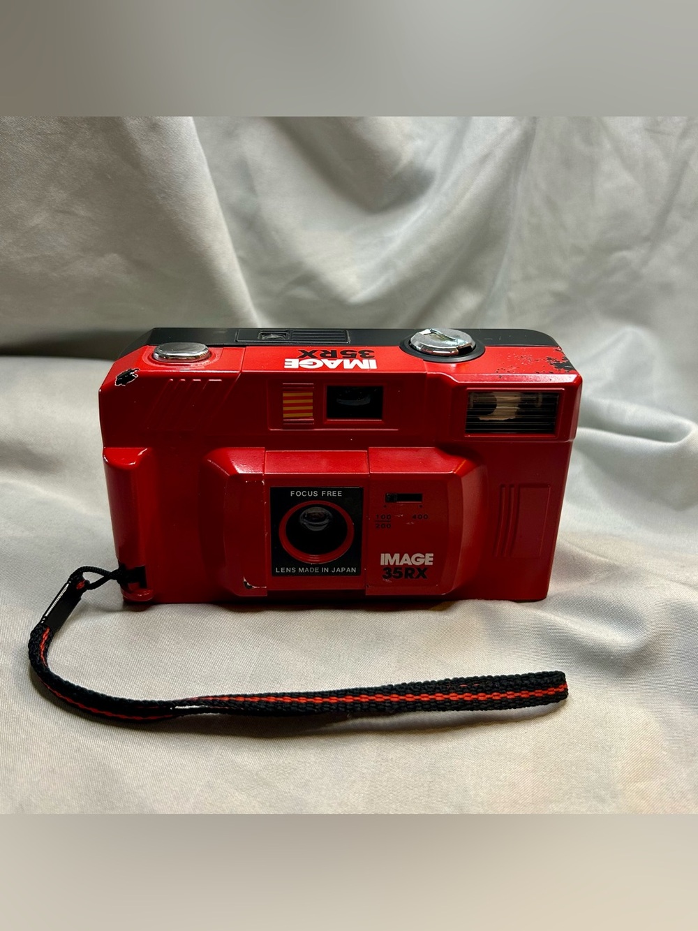 35RX Red 35mm Point-and-Shoot Film Camera
